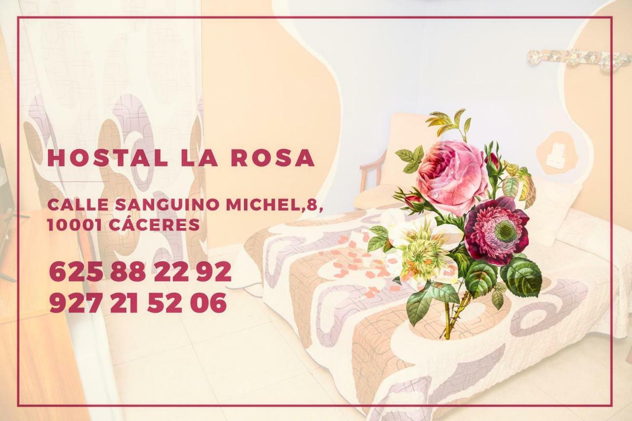 Hostal La Rosa Cáceres Exterior photo